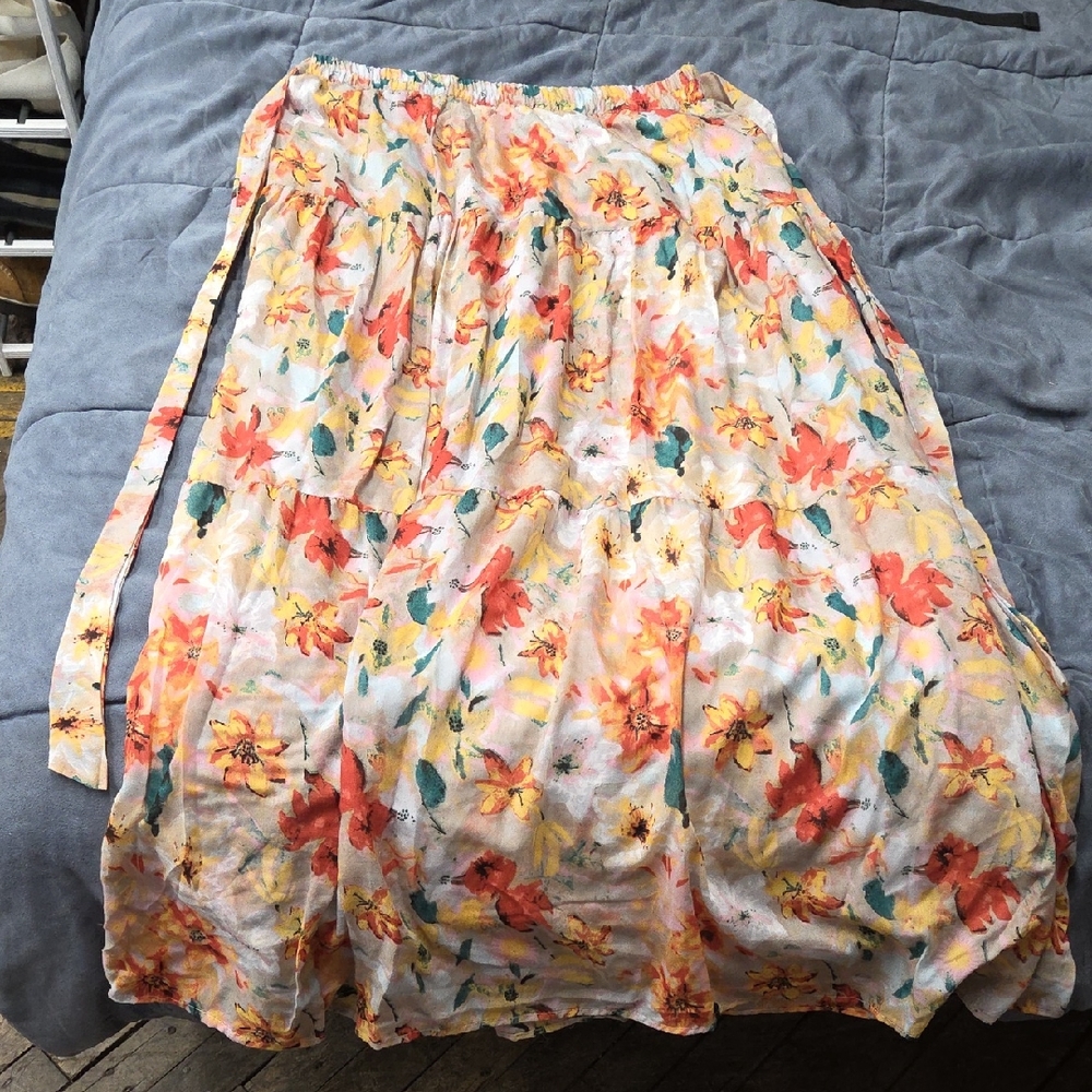 Floral Women's Maxi Skirt